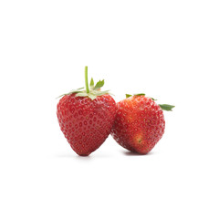 Premium Ripe Strawberry isolate on white background