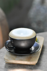 hot coffee or hot cappuccino