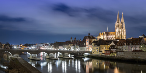Fototapeta premium Regensburg Panorama