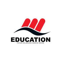 Book logo icon template