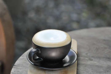 hot coffee or hot cappuccino