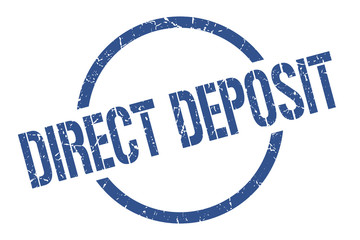 direct deposit stamp