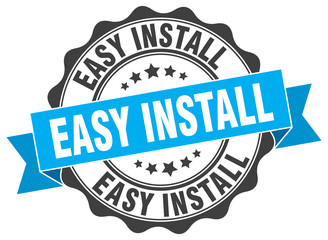 easy install stamp. sign. seal