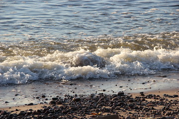 waves on the beach