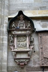 The interior of the old Catholic Church. The inside of a Church. St. Stephen's Cathedral in Vienna. Vienna. Austria