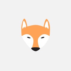 unique fox logo design