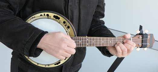 Country music string instrument banjo, banjolele