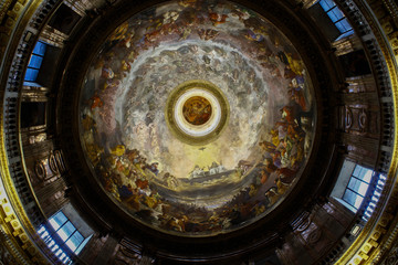 Majestic Universal Judgment in a Church in Turin, Piemonte, Italia