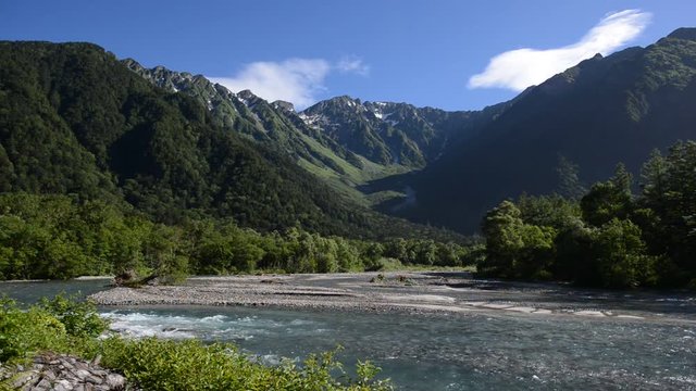 Kamikochi national park in summer season, Matsumoto, Japan