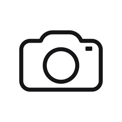 Photo camera vector icon