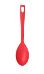Serving spoon on white background. Kitchen utensils