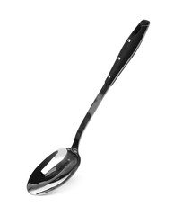 Serving spoon on white background. Kitchen utensils