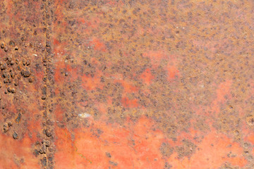 Textura de chapa oxidada de un bidón viejo