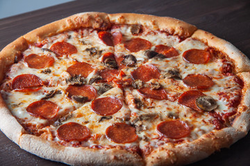 juicy delicious pizza