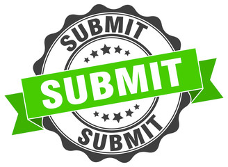 Obraz premium submit stamp. sign. seal