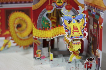 Obraz premium Chinese paper cut