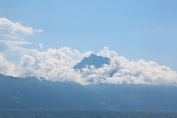 Mount Athos in Greece