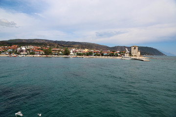 Naklejka premium Ouranoupoli, Athos peninsula, Chalkidiki, Greece
