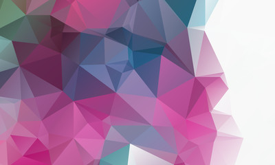 Abstract Color Polygon Background Design, Abstract Geometric Origami Style With Gradient