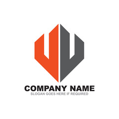 W letter logo design vector template