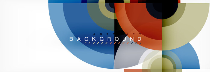 Abstract background circle design