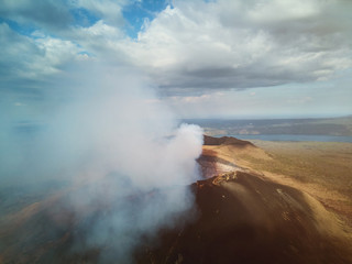 Masaya active volcano