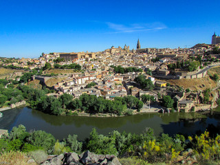 Fototapeta na wymiar The architecture of Toledo Spain