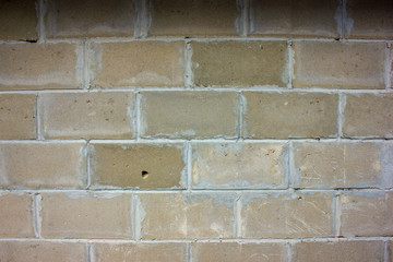 brick wall and floor