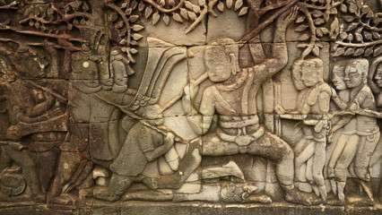 Fototapeta na wymiar Temples and Sculptures of South East Asia
