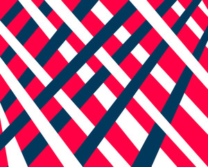 white and blue lines are intertwined on a red background, for designers, poster, screensaver, web design, printing, textiles,