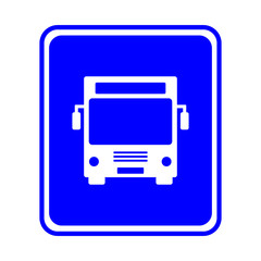 Bus icon vector. bus sign