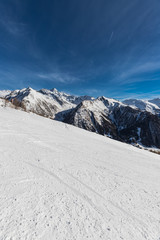 Obraz premium Skiing In Kals Matrei Austria