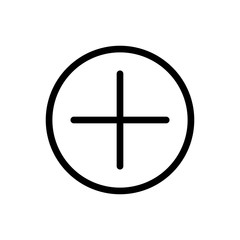 Plus Icon. Add plus icon. Addition sign. Medical Plus icon