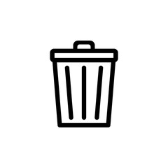 Trash icon. trash can icon. Delete icon vector