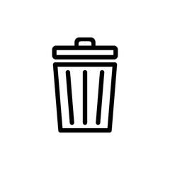 Trash icon. trash can icon. Delete icon vector