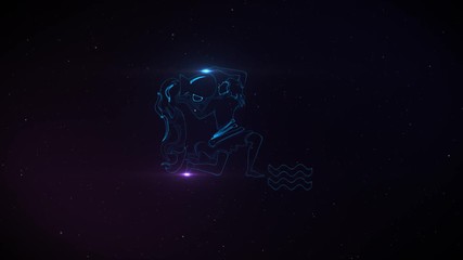 astrological icons, horoscope animation - Powered by Adobe