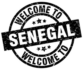 welcome to Senegal black stamp