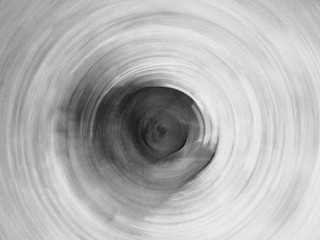 abstract circular movement in black and white