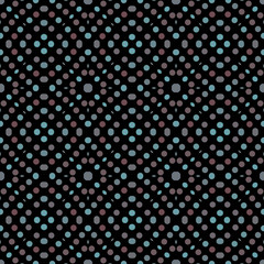 Seamless abstract pattern background with a variety of colored circles.