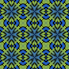 Seamless background pattern with a variety of multicolored lines.