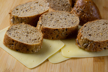 bread with sesame seeds