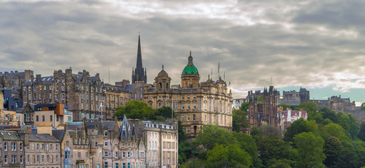 Edinburgh architecture and castle