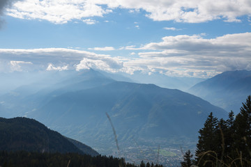Blick auf die Südtiroler Berge