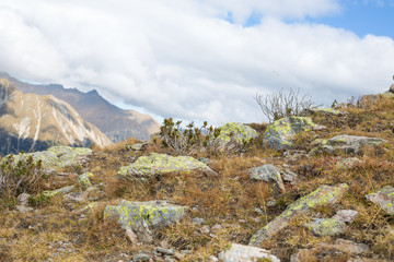 Blick auf die Südtiroler Berger bei Meran