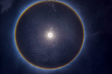 Obraz na płótnie Canvas solar ring