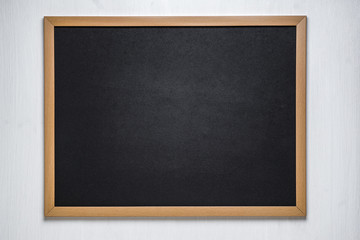 chalk board on a wooden background