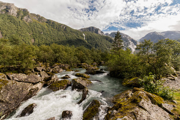Wilder Fluss in Norwegen