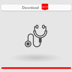 stethoscope vector icon