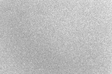 Silver glitter christmas abstract bokeh background