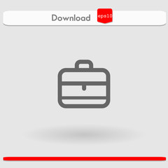 briefcase vector icon